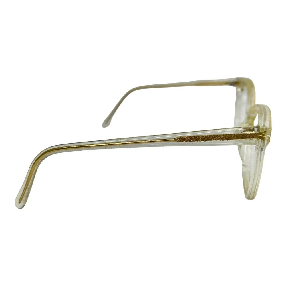 Gianni Versace‎ Womens Eyeglasses Frame white gold 771 56-14-111 H6206